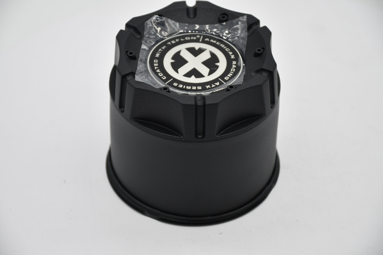 American Racing Satin Black Chrome Logo Wheel Center Cap Hub Cap 1425006918 4.5"